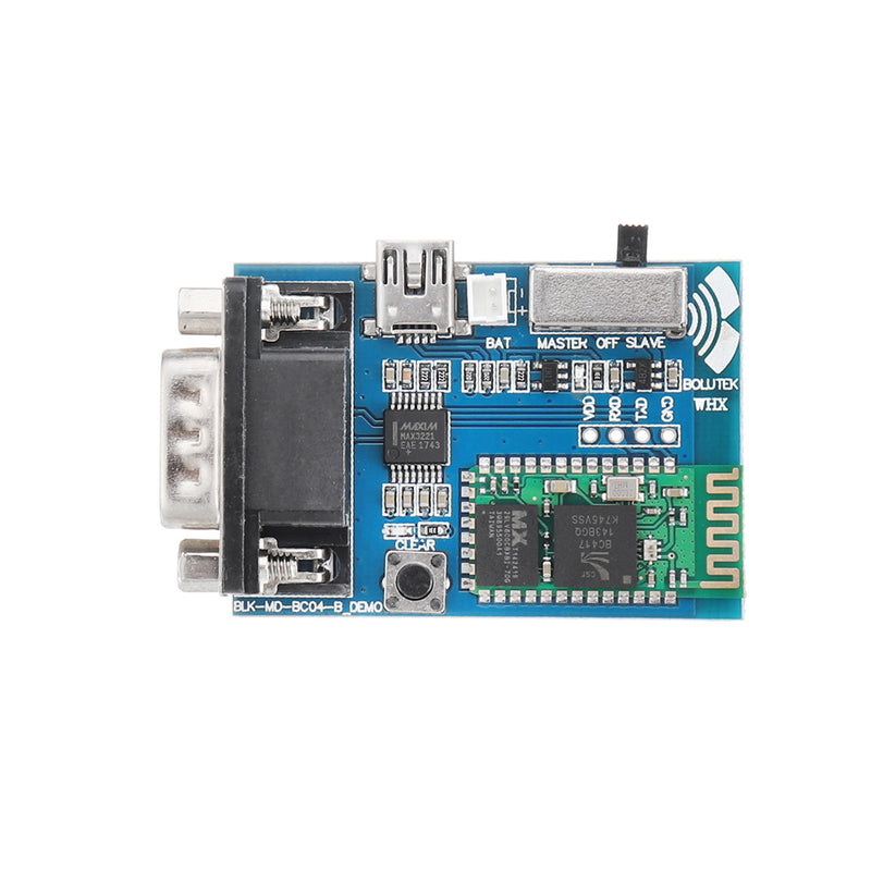 RS232 Bluetooth Serial Adapter Board Communication Master Slave 2 Modes Mini USB Bluetooth Serial Port Profile Module 5V
