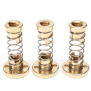 T8 Lead Screw Nut Adjustable 2mm/4mm/8mm Lead Nut Anti-Backlash Spring Loaded Nut