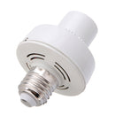 AC220V 100W E27 Sound-controlled Clap Turn On Off Bulb Adapter Light Socket For LED CFL Light
