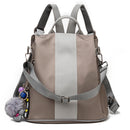 9.7inch Women PU Leather Backpack Waterproof Anti-theft School Bag Travel Leisure Shoulder Bag