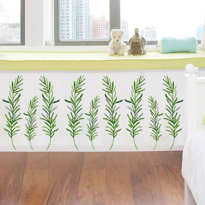 Miico FX64043 Grass Wall Stickers Kindergarten Children's Room Decoration Stickers DIY Sticker