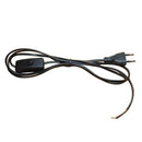 EU Plug 1.8M Line Cable On Off Power Cord Wire Extension With Button Switch For LED Light Lamp