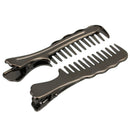 10pcs Comb Shape Alloy Hair Accessories Silver Antique Bronze Black Rhodium Color for Women Girls