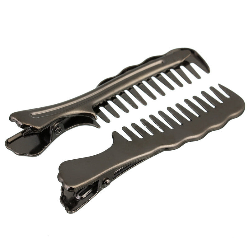 10pcs Comb Shape Alloy Hair Accessories Silver Antique Bronze Black Rhodium Color for Women Girls