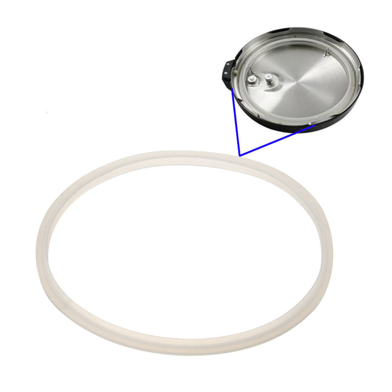 White 220mm Inside Dia Silicone Seal Gasket Seal Ring for Pressure Cooker Replacement Parts