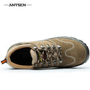 ANTSEN Men's Steel Toe Sneakers Safety Shoes Work Shoes Hiking Camping Anti-Smashing Durable Shoes Xiaomi