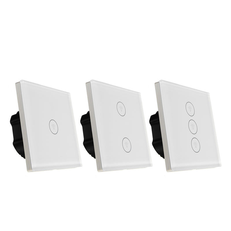 Excellway WIFI Smart Wall EU Switch Touch Panel APP Control With Alexa/Google Home