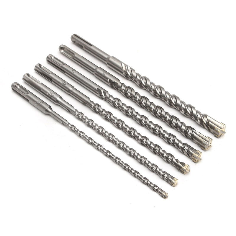 6-16mm Bi-Metal Drill Bit Length 260mm Double SDS Plus Slot Masonry Hammer Drill Bit