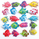 7/12Pcs Magnetic Fishing Tools Kit Fishes Vegetable Blocks Toys For Children's Gift Collection
