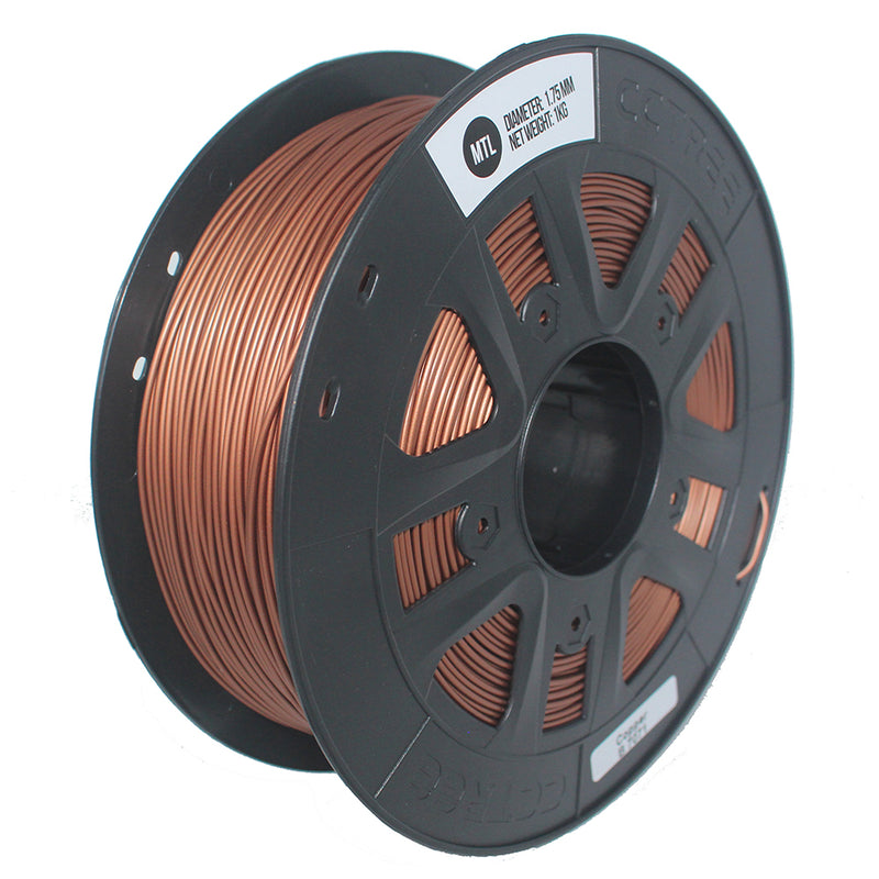 CCTREE 1.75mm 1KG/Roll Metal Bronze/Copper Filled Filament