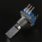 10Pcs 15mm Rotary Encoder Switch with Key Switch with 2 Bit Gray Scale Micro Switch