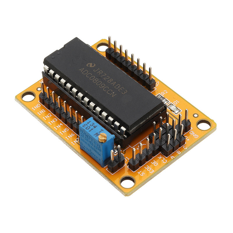 ADC0809 Module 8-bit 81 Parallel AD Board Analog to Digital Conversion Program Digital Voltmeter