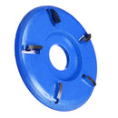 Five-tooth ARC Wood Turbo Carving Disc Tool Milling Cutter for 22mm Angle Grinder