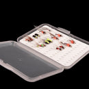 LEO Fly Fishing Box Slim Foam Insert Fishing Hook Case Fish Lure Box