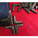 20Pcs Practical Iron Metal Book Corner Scrapbooking DIY Photo Albums Menus Folders Flower Printed Protectors Decorations Supplies