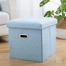 Multifunctional Foldable Fabric Storage Stool Bench Box Foot Stool Folding Chair