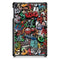 Tri-Fold Pringting Tablet Case Cover for Samsung Galaxy Tab A 10.1 2019 T510 Tablet - Doodle