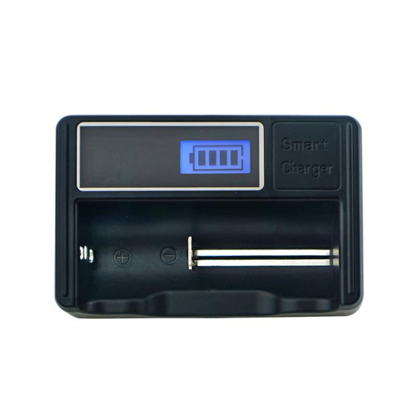 SEIWEI SW-1 LCD Display Micro-USB Port Rapid Smart Battery Charger For 18650 26650 Single Slot