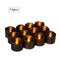12PCS Battery Operated Halloween Party Decoration Electronic Flickering LED Candle Light
