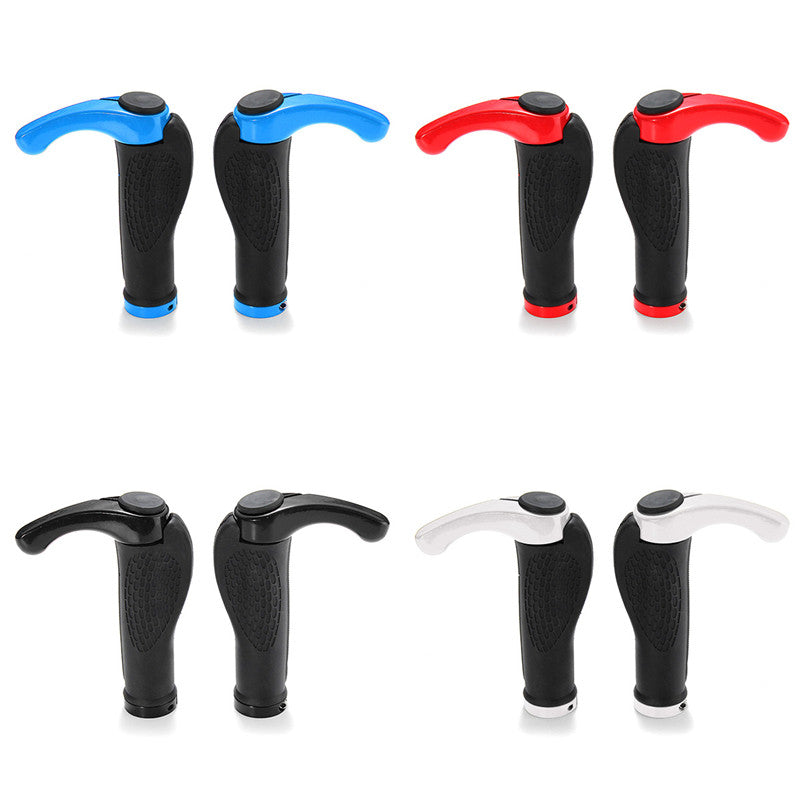 2PCS TPR Rubber Road MTB Mountain Bicycle Bike Cycling Lock On Handlebar Hand Bar End Grips