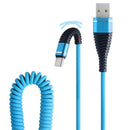 Bakeey 2.4A Spring Micro USB Type C Fast Charging Data Cable For Huawei P30 Pro Mate 30 5G Xiaomi 9Pro Redmi K20 Pro K30 S10+ Note 10 5G
