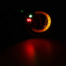 Motorcycle Odometer Speedometer LCD Digital Gauge W/ Light USB Charger Interface For Cafe Racer