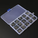200pcs 0.1-220uF 15 Value Electrolytic Capacitor Assortment Box Kit