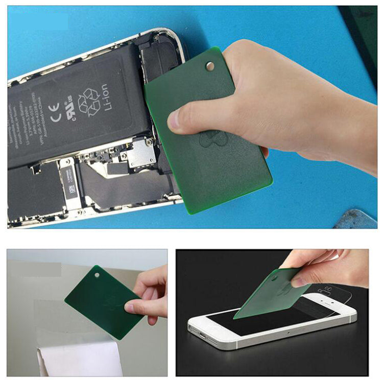 BEST BST-113 Green Disassembly Card Plastic PC Skid Auto Film Tool Phone Pry Opening Tool
