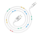 HOCO U63 Type C Charging Data Cable Sync With Backlight for Tablet Smartphone 1.2M