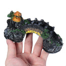 Aquarium Resin Bridge Landscape Pavilion Tree Fish Tank Ornament Decoration