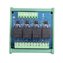 4CH Channel Optocoupler Isolation Relay Module 5V/12V/24V SCM PLC Signal Amplifier Board