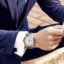 MINI FOCUS MF0199G Army Chronograph Luminous Stainless Steel Waterproof Quartz Watch Men Watch