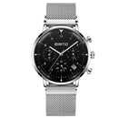 GIMTO GM245 Luminous Display Business Style Watch Stainless Steel Men Sport Quartz Watch