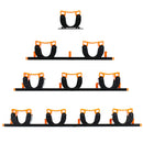 4 Position Mop and Broom Holder with 5 Hooks Multifunctional Mop Holder Tools Kit