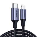 UGREEN 36W 3A Type C To Lightning PD Fast Charging Transmission Data Cable For iPhone X XS 11Pro Huawei P30 Pro Mate 30 5G Xiaomi Mi9 9Pro S10+ Note 10 5G