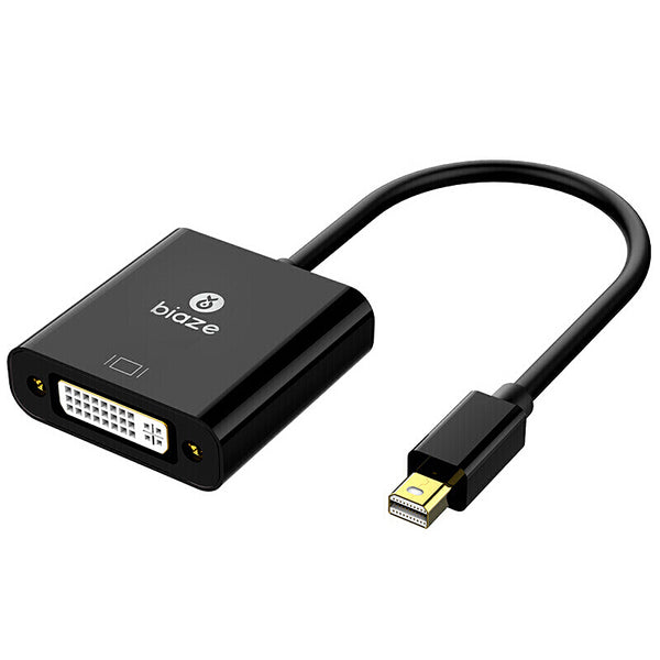 Biaze ZH58-PC 1080P Full HD Mini DP DisplayPort to DVI Converter Video Adapter Cable for Macbook