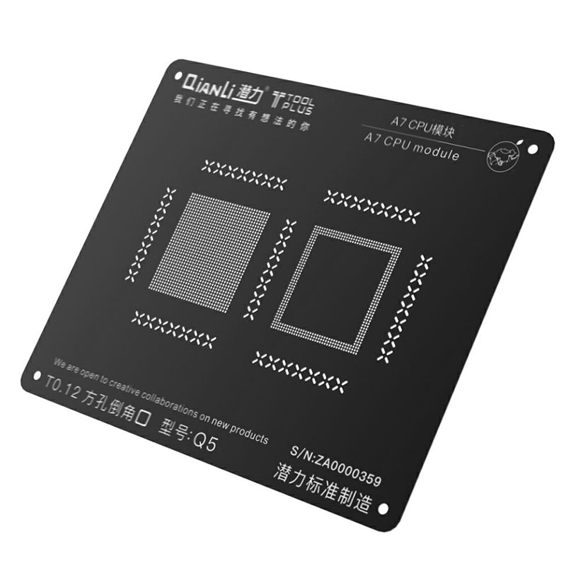 CPU Module Motherboard Reballing Kit Stencils Tin Planting Network Steel Net Repair Tool For iPhone 5S/6/6S/7/7P/8/8P A7 A8 A9 A10 A11