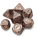 7Pcs DND Polyhedral Dice For Role Playing Game Metal Dice Set