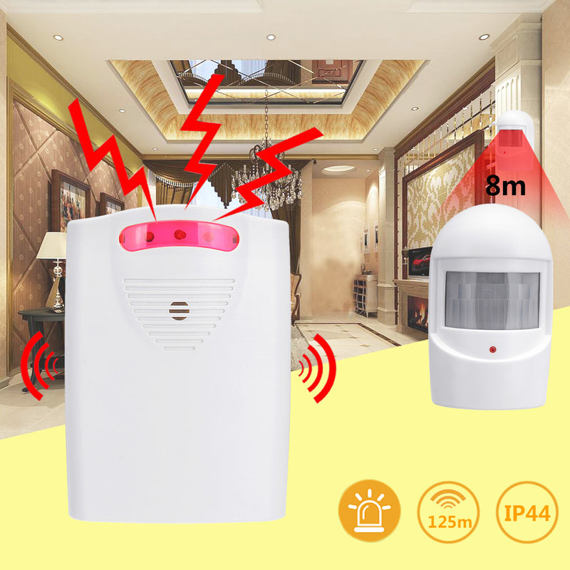 Wireless Driveway Alarm Alert System Home Security Garage Shed PIR Motion Sensor