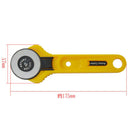 Allwin 45mm Circular Rotary Cutter Safety Blade Multi-function Fabric Paper Leather Cutter Patchwork Piecing Sewing Quilting Cutting Craft Tool