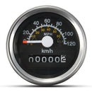 Motorcycle Universal Speedometer Odometer LED Backlight Gauge KMH MPH
