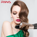 Riwa Z9 3 in 1 Ceramic Coated Flat Iron Hair Straightener Curler Waver Professional Travel Hair Styling Tool LED Display and Adjustable Temperature Control