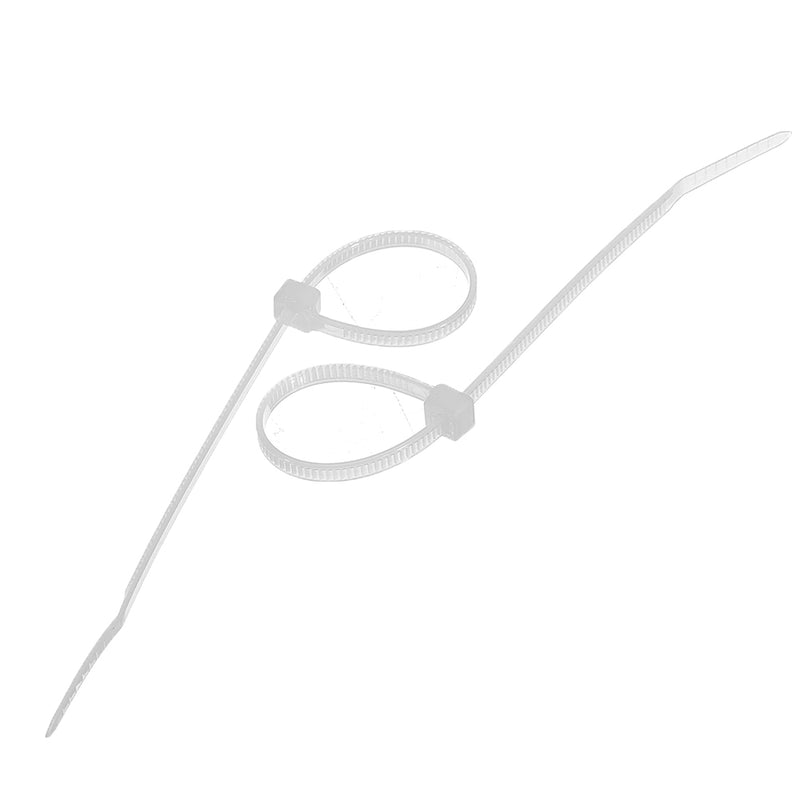 Suleve ZT13 Nylon 500Pcs 3/4mm 10/12/15/20cm White Nylon Self-locking Cable Tie Zip Ties Strong Tensile Strength
