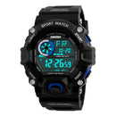 SKMEI 1019 Digital Watch Fashion Multi-funcional Sports Chronograph 50M Waterproof Men Wrist Watch