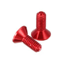 Suleve M3AH4 10pcs M3x8mm Countersunk Hex Socket Screw 7075 Aluminum Alloy Flat Head Metric