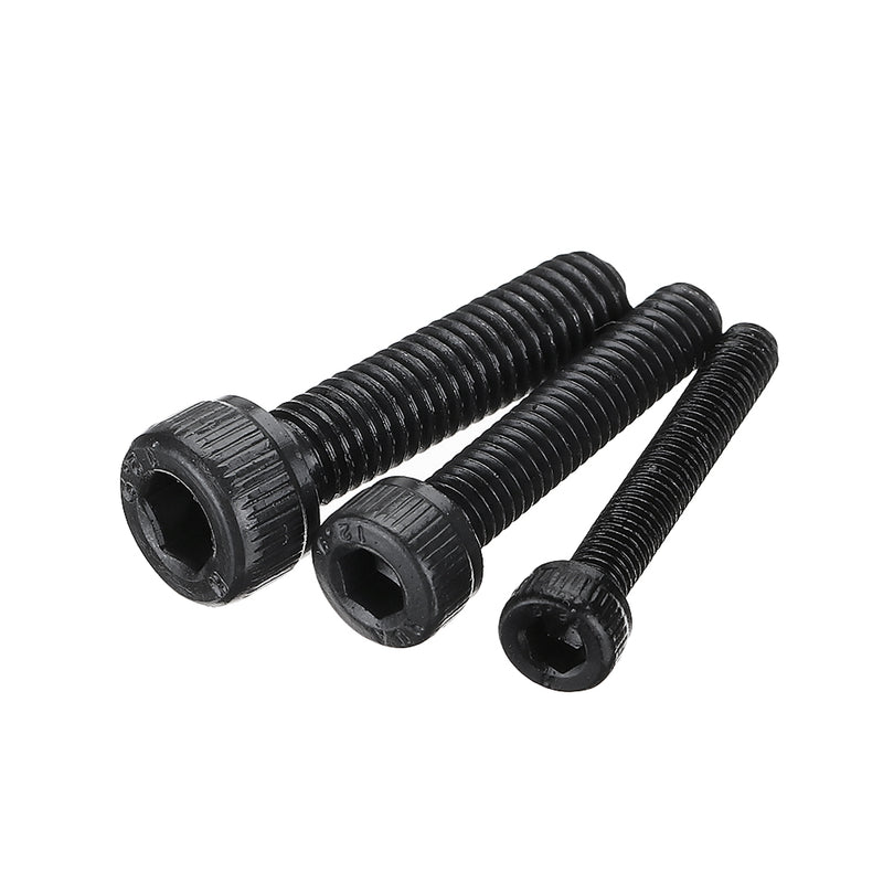 Suleve MXCH5 500Pcs M3 M4 M5 Carbon Steel Screw Hex Socket Cap Head 8-20cm Bolt Nut Assortment