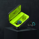 TWS Wireless bluetooth 5.0 Earphone HiFi Stereo Smart Touch 2800mAh Power Bank Bilateral Call Headphone