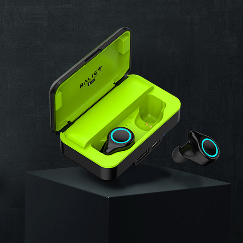 TWS Wireless bluetooth 5.0 Earphone HiFi Stereo Smart Touch 2800mAh Power Bank Bilateral Call Headphone