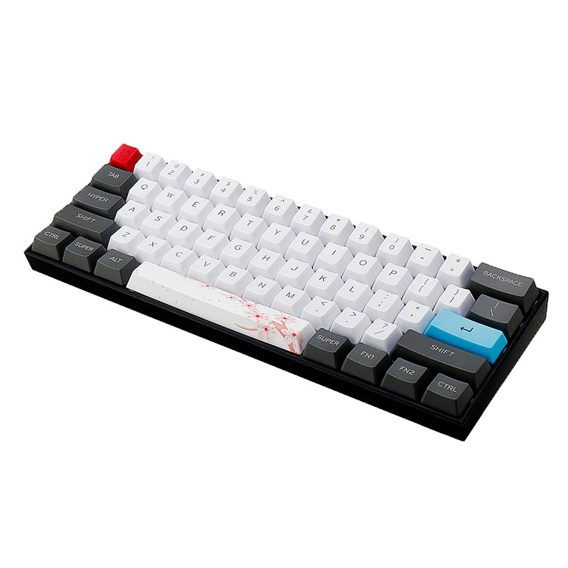 Five-sided Dyesub PBT Sakura Space Bar 6.25u Novelty Keycap