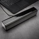 HIPER SONG Dual Speaker Function Black Strip Subwoofer USB2.0 Computer Speaker
